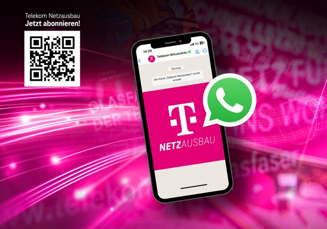 Whatsapp-Kanal "Telekom Netzausbau"
