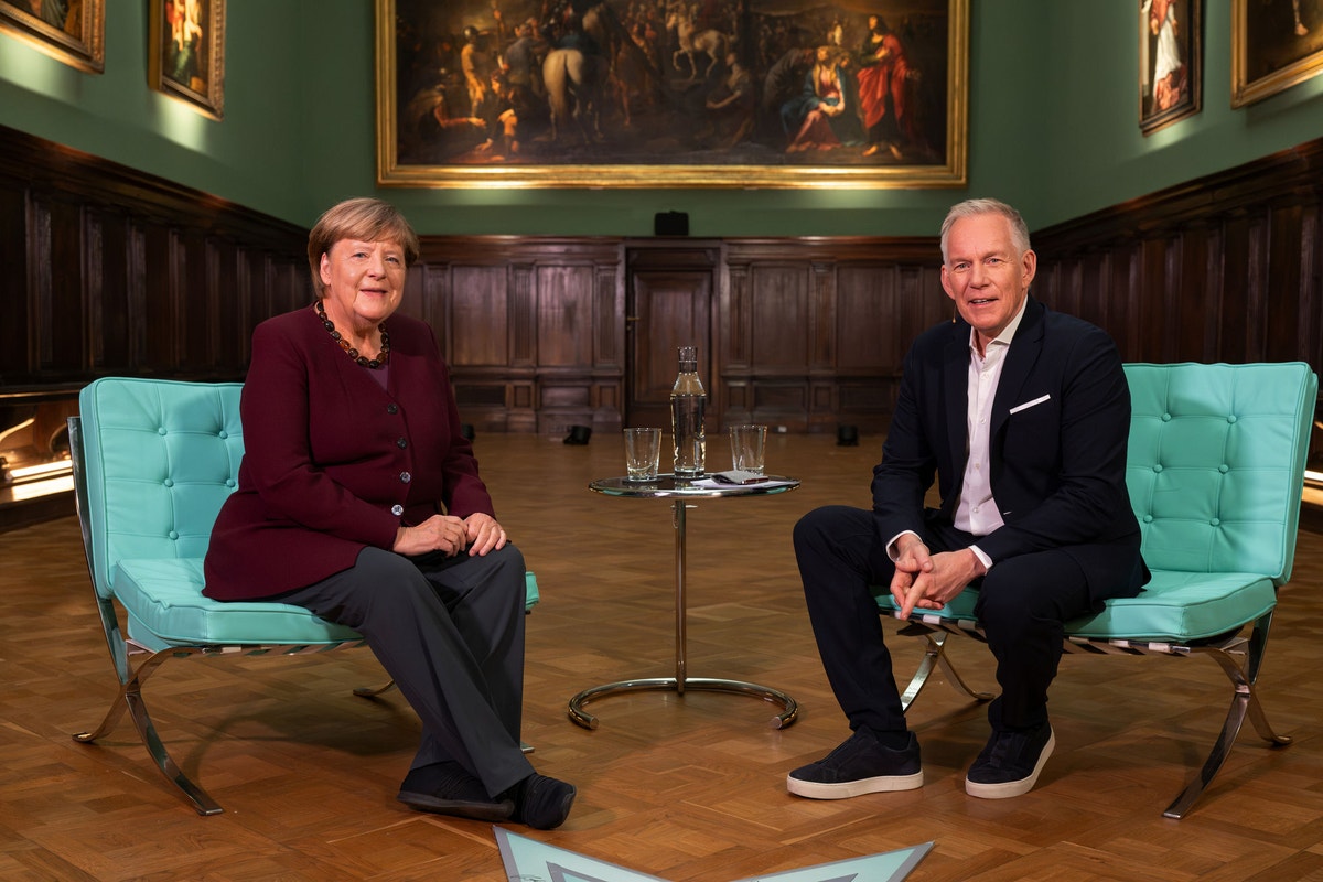 Angela Merkel und Johannes B. Kerner