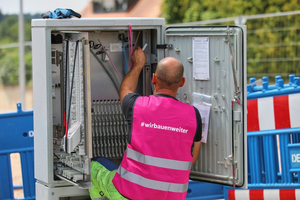 Der Glasfaserausbau bei der Telekom