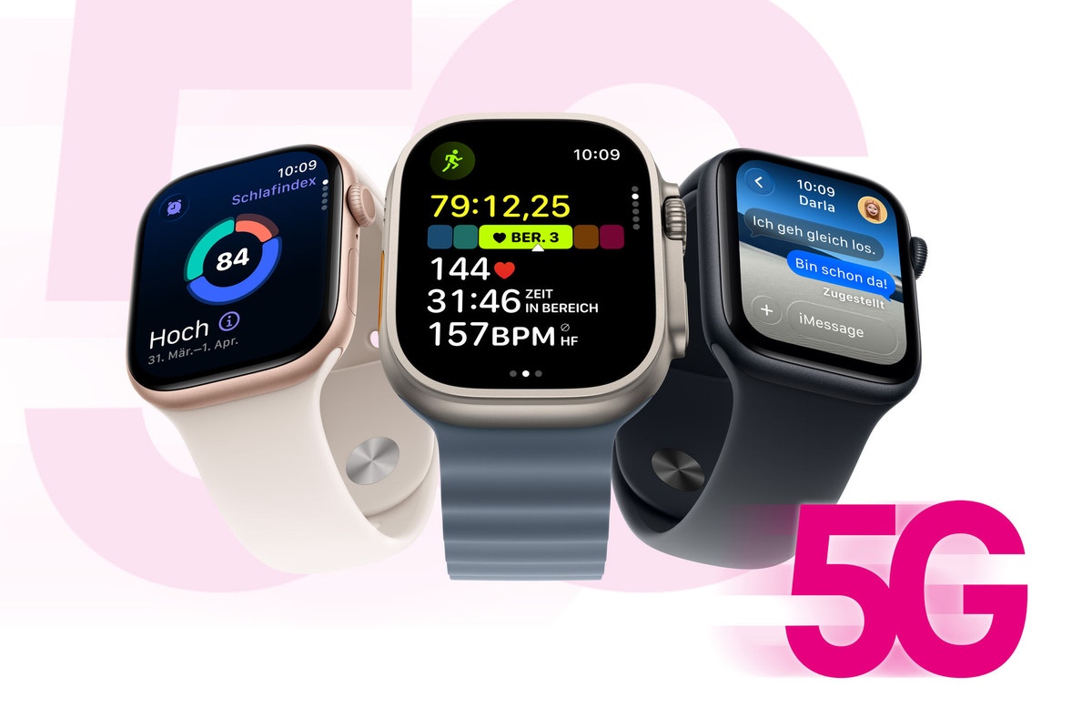 Only at Deutsche Telekom: the new Apple Watch connects with 5G